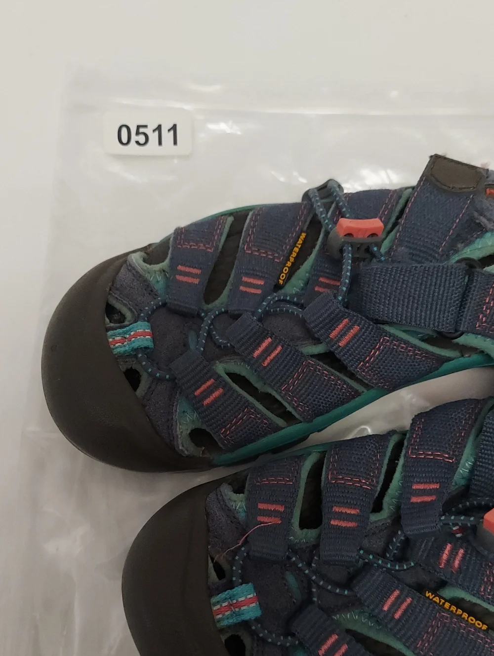 Keen Kids Blue Teal Closed-Toe Sport Sandals Size 3 Water Shoe